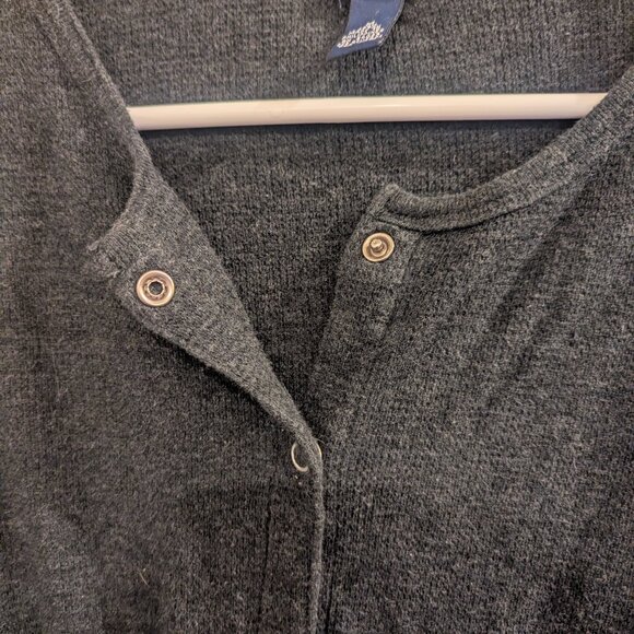 Gap Snap Down Women's Cardigan Heather Gray Size Medium - Picture 3 of 4